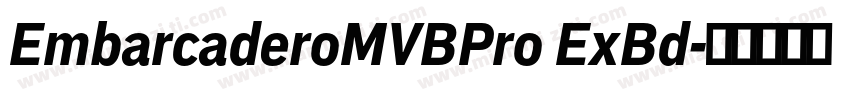 EmbarcaderoMVBPro ExBd字体转换